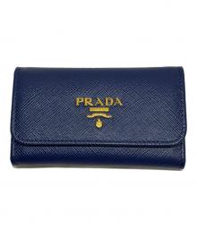 PRADA（プラダ）の古着「6連キーケース」｜ネイビー