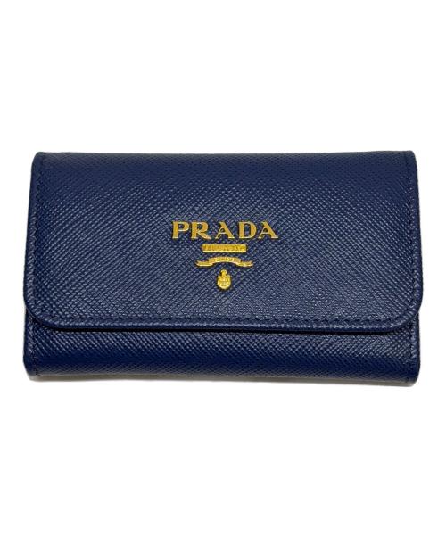 PRADA（プラダ）PRADA (プラダ) 6連キーケース ネイビーの古着・服飾アイテム