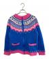 Hysteric Glamour（ヒステリックグラマー）の古着「カーディガン」｜ブルー×ピンク