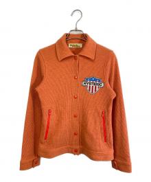 Hysteric Glamour（ヒステリックグラマー）の古着「ニットジャケット」｜オレンジ