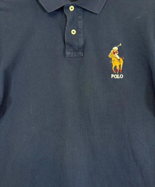 POLO RALPH LAUREN（ポロ・ラルフローレン）POLO RALPH LAUREN (ポロ・ラルフローレン) 半袖ポロシャツ ネイビー サイズ:SIZE Lの古着・服飾アイテム