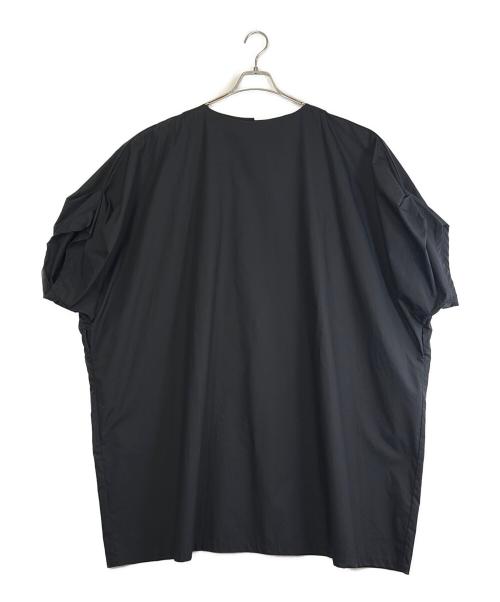 mizuiro-ind（ミズイロインド）mizuiro-ind (ミズイロインド) ボリューム半袖ワンピース ブラック サイズ:SIZE Freeの古着・服飾アイテム