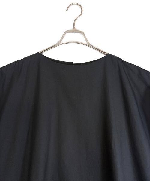 mizuiro-ind（ミズイロインド）mizuiro-ind (ミズイロインド) ボリューム半袖ワンピース ブラック サイズ:SIZE Freeの古着・服飾アイテム