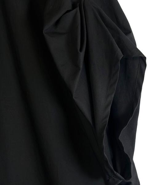 mizuiro-ind（ミズイロインド）mizuiro-ind (ミズイロインド) ボリューム半袖ワンピース ブラック サイズ:SIZE Freeの古着・服飾アイテム
