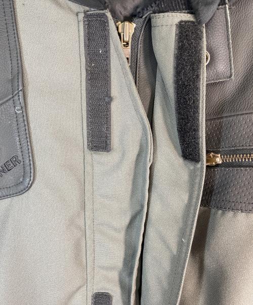 DEGNER（デグナー）DEGNER (デグナー) ライダースジャケット ブラック×グリーン サイズ:SIZE Lの古着・服飾アイテム
