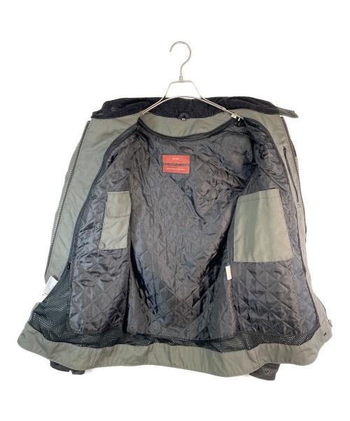 DEGNER（デグナー）DEGNER (デグナー) ライダースジャケット ブラック×グリーン サイズ:SIZE Lの古着・服飾アイテム
