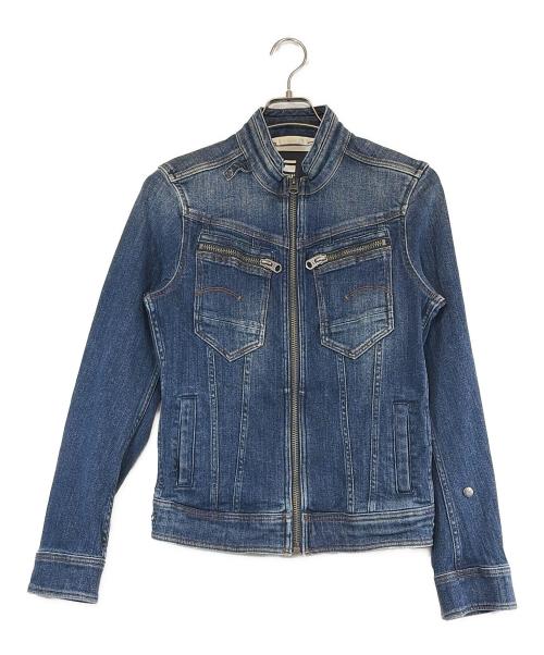 G-STAR RAW（ジースターロゥ）G-STAR RAW (ジースターロゥ) デニムジャケット インディゴ サイズ:SIZE XXSの古着・服飾アイテム