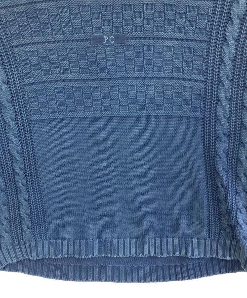 Porter Classic（ポータークラシック）Porter Classic (ポータークラシック) インディゴフィッシャーマンニット インディゴ サイズ:Sの古着・服飾アイテム