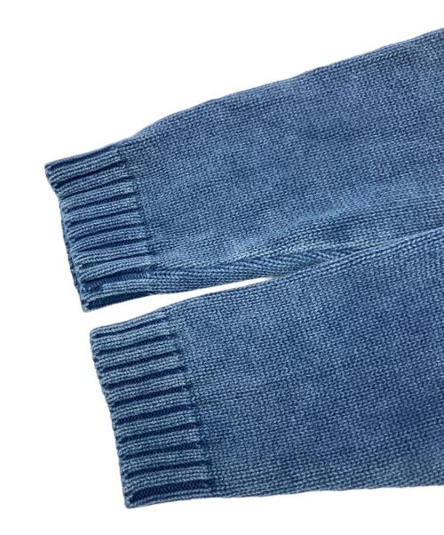 Porter Classic（ポータークラシック）Porter Classic (ポータークラシック) インディゴフィッシャーマンニット インディゴ サイズ:Sの古着・服飾アイテム
