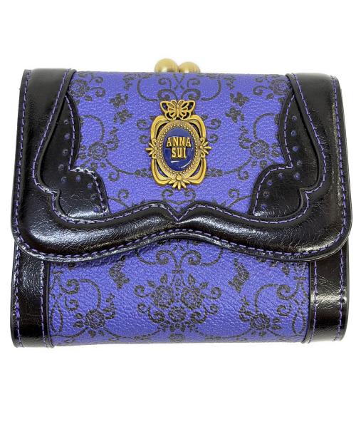 ANNA SUI（アナスイ）ANNA SUI (アナスイ) ダマスク二つ折りがま口財布の古着・服飾アイテム