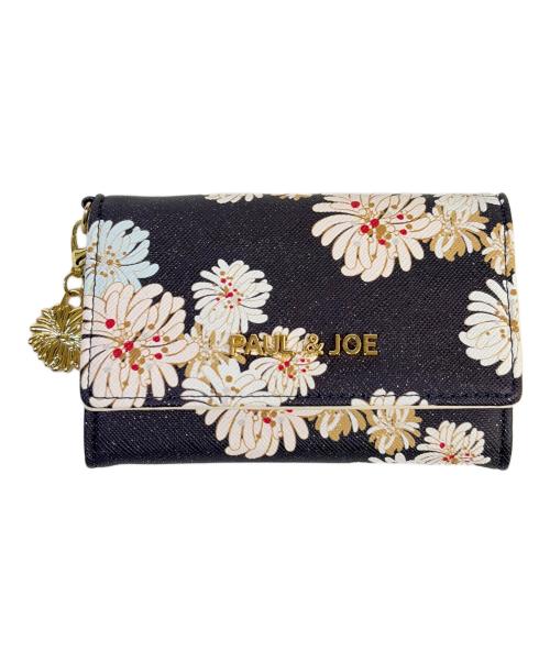 PAUL & JOE（ポール アンド ジョー）PAUL & JOE (ポール アンド ジョー) 名刺入れ ネイビーの古着・服飾アイテム