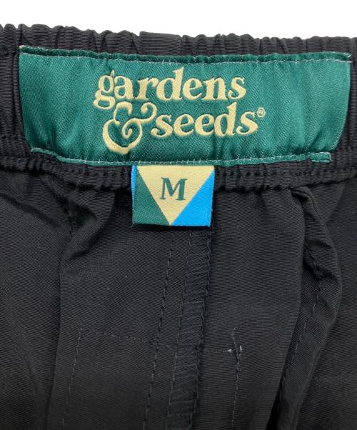 GARDENS&SEEDS（ガーデンズアンドシーズ）GARDENS&SEEDS (ガーデンズアンドシーズ) ハーフパンツ ブラック サイズ:Mの古着・服飾アイテム
