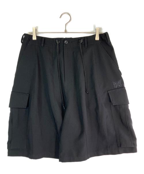 Needles（ニードルズ）Needles (ニードルズ) ハーフパンツ ブラック サイズ:Sの古着・服飾アイテム