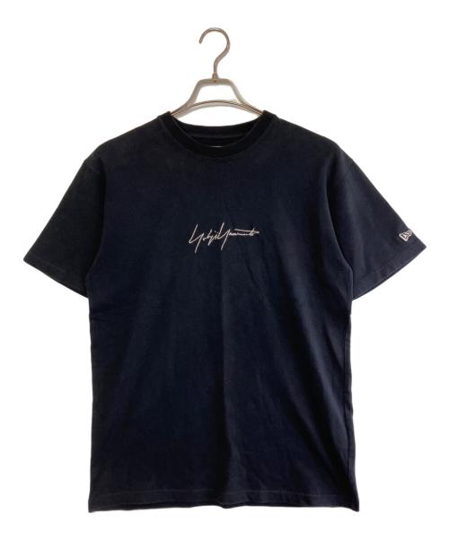 New Era（ニューエラ）New Era (ニューエラ) Yohji Yamamoto pour homme (ヨウジヤマモト プールオム) Tシャツ ブラック サイズ:Lの古着・服飾アイテム
