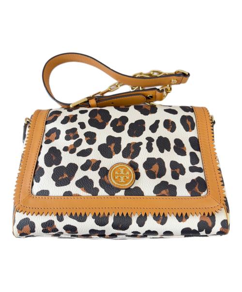 TORY BURCH（トリーバーチ）TORY BURCH (トリーバーチ) ショルダーバッグ ベージュ×ホワイトの古着・服飾アイテム