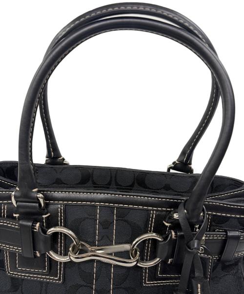 COACH（コーチ）COACH (コーチ) ハンドバッグ ブラックの古着・服飾アイテム