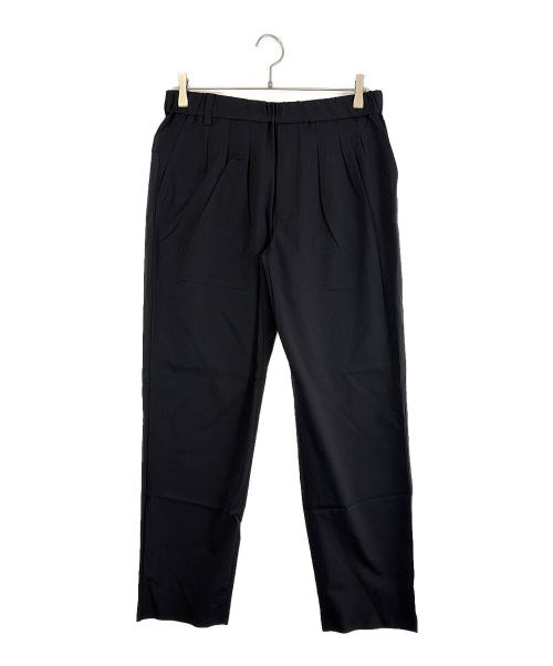 WHITE MOUNTAINEERING（ホワイトマウンテ二アニング）WHITE MOUNTAINEERING (ホワイトマウンテ二アニング) 3 TUCK EASY TAPERED PANTS（スリータック イージー テーパード パンツ） ブラック サイズ:SIZE 1（S）の古着・服飾アイテム