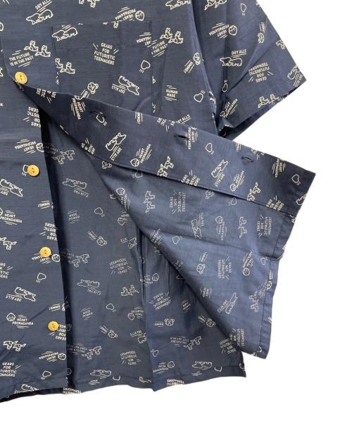 HUMAN MADE（ヒューマンメイド）HUMAN MADE (ヒューマンメイド) アロハシャツ ネイビー サイズ:Mの古着・服飾アイテム