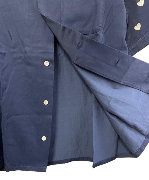 HUMAN MADE（ヒューマンメイド）HUMAN MADE (ヒューマンメイド) 半袖シャツ ネイビー サイズ:Mの古着・服飾アイテム