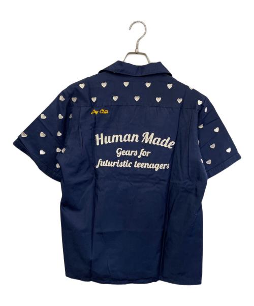 HUMAN MADE（ヒューマンメイド）HUMAN MADE (ヒューマンメイド) 半袖シャツ ネイビー サイズ:Mの古着・服飾アイテム