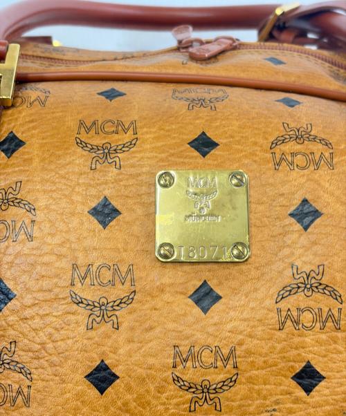 MCM（エムシーエム）MCM (エムシーエム) ボストンバッグ ブラウンの古着・服飾アイテム