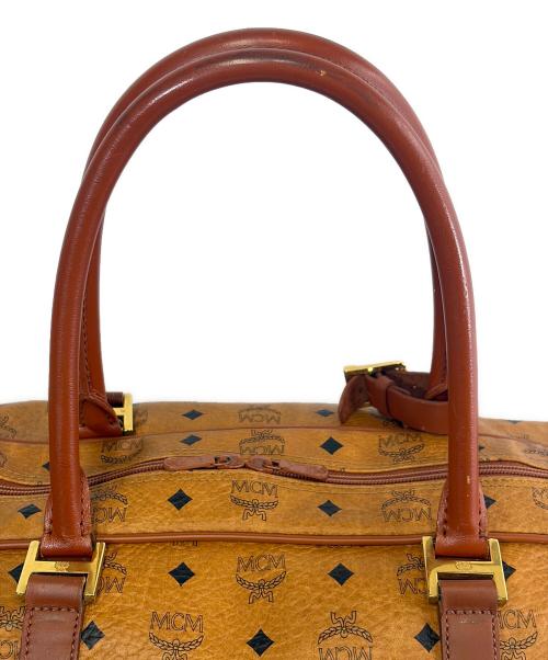 MCM（エムシーエム）MCM (エムシーエム) ボストンバッグ ブラウンの古着・服飾アイテム