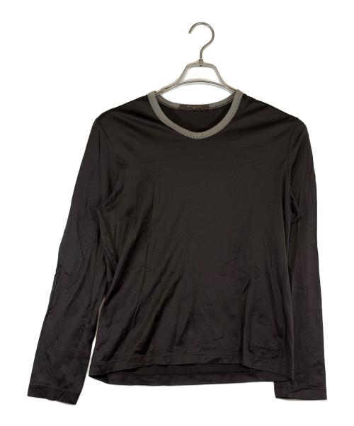 LOUIS VUITTON（ルイ ヴィトン）LOUIS VUITTON (ルイ ヴィトン) 長袖Tシャツ ブラウン サイズ:SIZE XSの古着・服飾アイテム