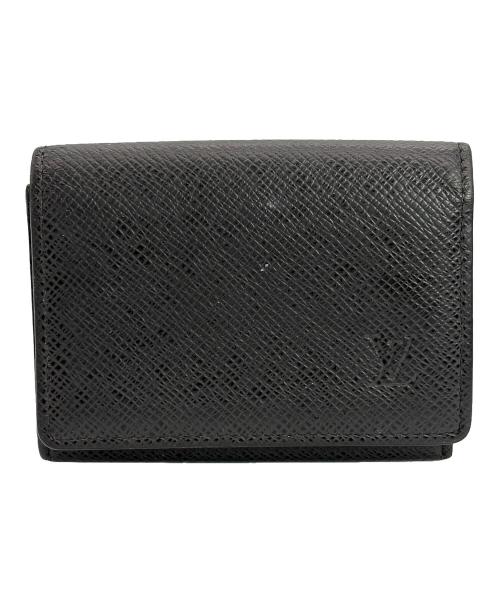 LOUIS VUITTON（ルイ ヴィトン）LOUIS VUITTON (ルイ ヴィトン) カードケース/アンヴェロップ・カルト・ドゥ・ヴィジット ブラックの古着・服飾アイテム