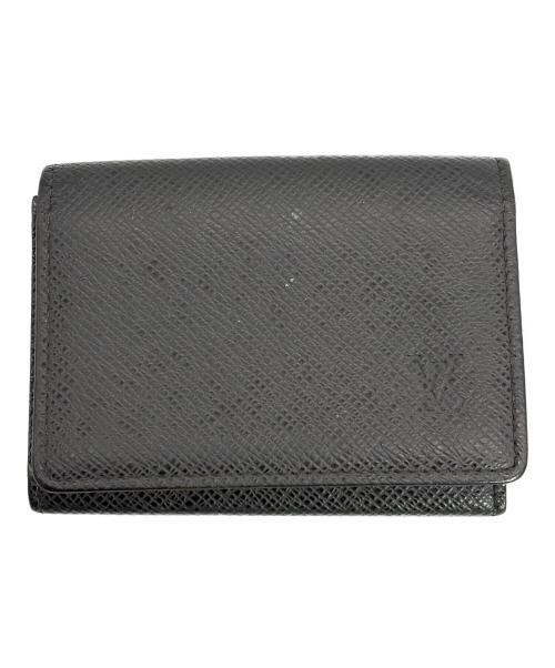 LOUIS VUITTON（ルイ ヴィトン）LOUIS VUITTON (ルイ ヴィトン) カードケース/アンヴェロップ・カルト・ドゥ・ヴィジット ブラックの古着・服飾アイテム