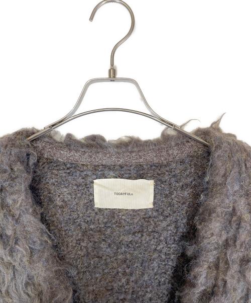 TODAYFUL（トゥデイフル）TODAYFUL (トゥデイフル) 厚手カーディガン グレー サイズ:SIZE Freeの古着・服飾アイテム