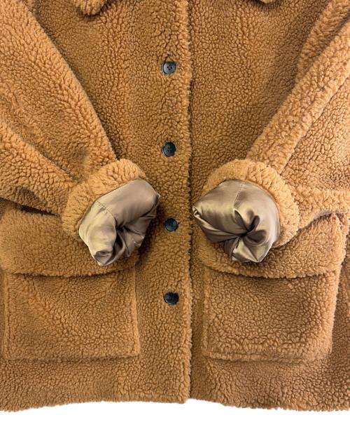 CLANE（クラネ）CLANE (クラネ) RIDGE POCKET BOA COAT ブラウン サイズ:SIZE 1の古着・服飾アイテム