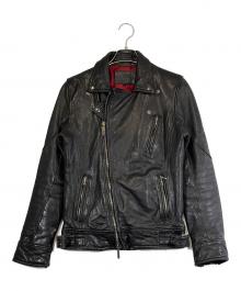 JACKROSE VINTAGE（ジャックローズヴィンテージ）の古着「ダブルライダースジャケット」｜ブラック