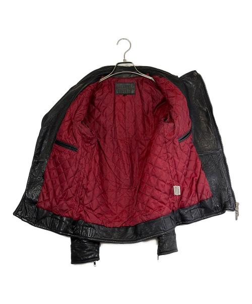 JACKROSE VINTAGE（ジャックローズヴィンテージ）JACKROSE VINTAGE (ジャックローズヴィンテージ) ダブルライダースジャケット ブラック サイズ:SIZE 3（L)の古着・服飾アイテム
