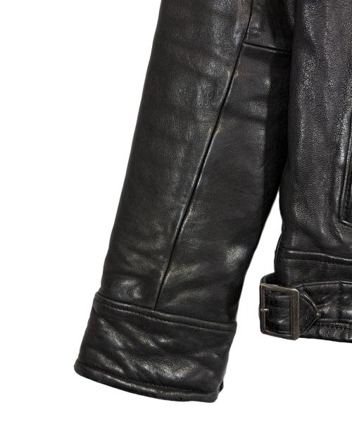JACKROSE VINTAGE（ジャックローズヴィンテージ）JACKROSE VINTAGE (ジャックローズヴィンテージ) ダブルライダースジャケット ブラック サイズ:SIZE 3（L)の古着・服飾アイテム