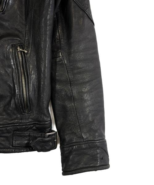 JACKROSE VINTAGE（ジャックローズヴィンテージ）JACKROSE VINTAGE (ジャックローズヴィンテージ) ダブルライダースジャケット ブラック サイズ:SIZE 3（L)の古着・服飾アイテム