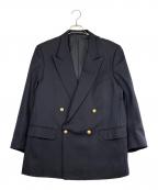Burberry'sバーバリー）の古着「90's金ボタン紺ブレザージャケット」｜ネイビー