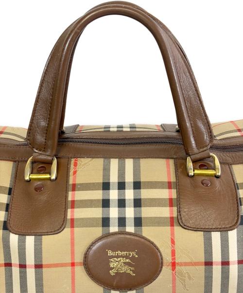 Burberry's（バーバリーズ）Burberry's (バーバリーズ) ボストンバッグ ベージュの古着・服飾アイテム