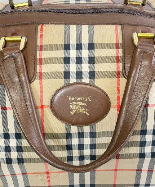 Burberry's（バーバリーズ）Burberry's (バーバリーズ) ボストンバッグ ベージュの古着・服飾アイテム