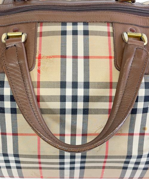 Burberry's（バーバリーズ）Burberry's (バーバリーズ) ボストンバッグ ベージュの古着・服飾アイテム