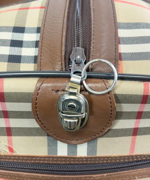 Burberry's（バーバリーズ）Burberry's (バーバリーズ) ボストンバッグ ベージュの古着・服飾アイテム