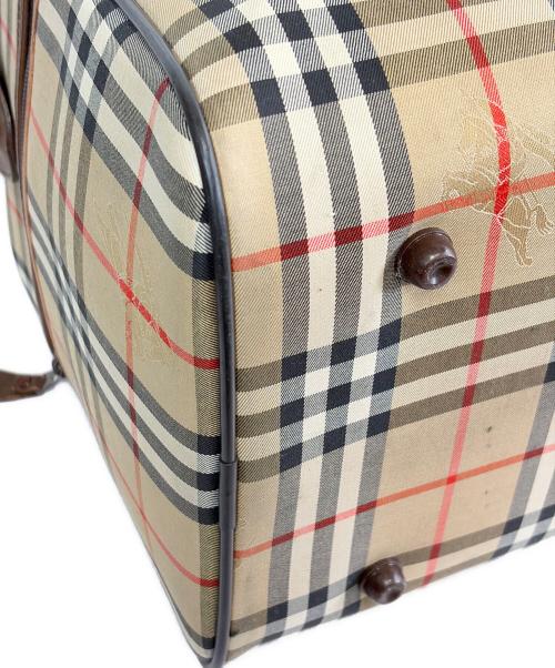Burberry's（バーバリーズ）Burberry's (バーバリーズ) ボストンバッグ ベージュの古着・服飾アイテム