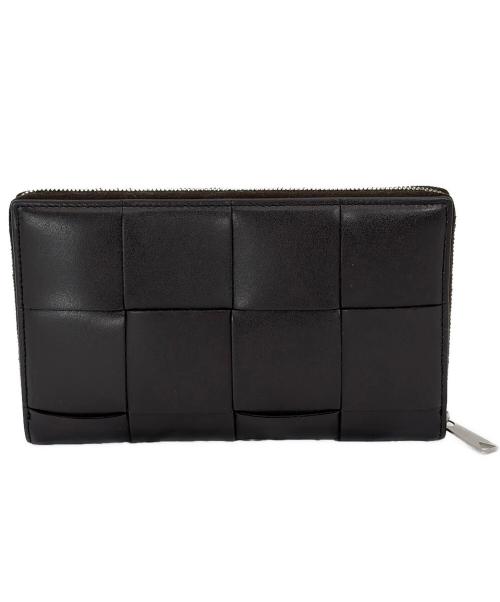 BOTTEGA VENETA（ボッテガベネタ）BOTTEGA VENETA (ボッテガベネタ) ジップアップラウンドウォレット ブラウンの古着・服飾アイテム