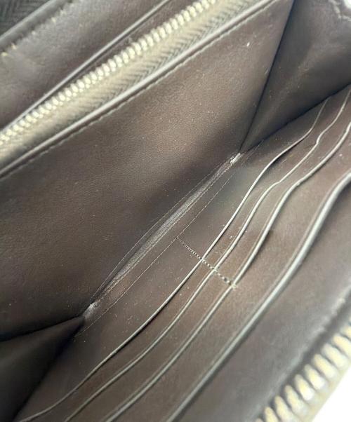 BOTTEGA VENETA（ボッテガベネタ）BOTTEGA VENETA (ボッテガベネタ) ジップアップラウンドウォレット ブラウンの古着・服飾アイテム