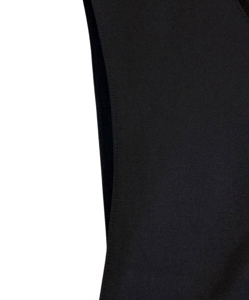 BLUE LABEL CRESTBRIDGE（ブルーレーベルクレストブリッジ）BLUE LABEL CRESTBRIDGE (ブルーレーベルクレストブリッジ) ジャンスカトリムワンピース ネイビー サイズ:SIZE Mの古着・服飾アイテム