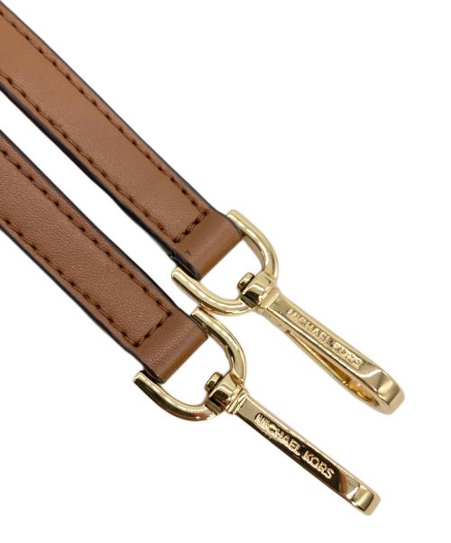 MICHAEL KORS（マイケルコース）MICHAEL KORS (マイケル・コース) 2WAYバッグ ホワイト×ブラウンの古着・服飾アイテム