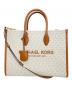 MICHAEL KORS（マイケル・コース）の古着「2WAYバッグ」｜ホワイト×ブラウン