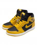 NIKEナイキ）の古着「AIR JORDAN 1 RETRO HIGH OG（エア ジョーダン ワン レトロ ハイ オージー）」｜イエロー×ブラック