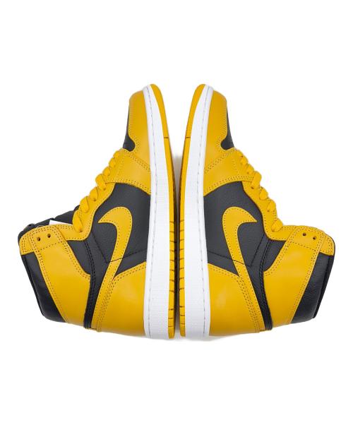 NIKE（ナイキ）NIKE (ナイキ) AIR JORDAN 1 RETRO HIGH OG（エア ジョーダン ワン レトロ ハイ オージー） イエロー×ブラック サイズ:SIZE 27cm 未使用品の古着・服飾アイテム
