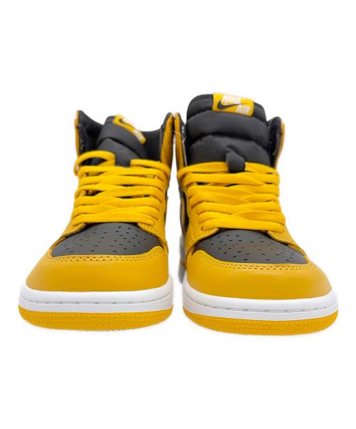 NIKE（ナイキ）NIKE (ナイキ) AIR JORDAN 1 RETRO HIGH OG（エア ジョーダン ワン レトロ ハイ オージー） イエロー×ブラック サイズ:SIZE 27cm 未使用品の古着・服飾アイテム