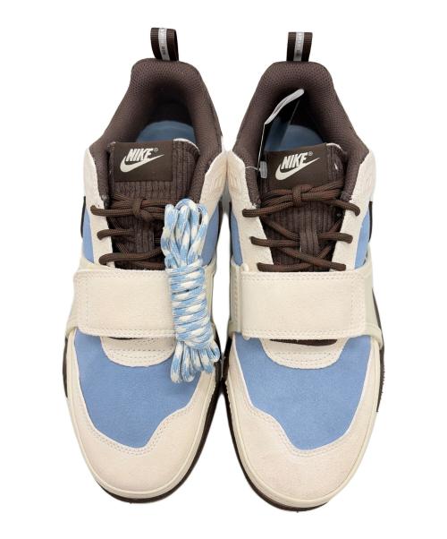 NIKE（ナイキ）NIKE (ナイキ) TRAVIS SCOTT (トラヴィススコット) ローカットスニーカー ブラウン×ブルー サイズ:SIZE 27cm 未使用品の古着・服飾アイテム